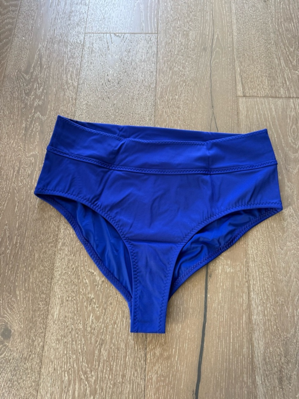 Fabletics Boardwalk Royal Blue High Waist Bikini Bottoms